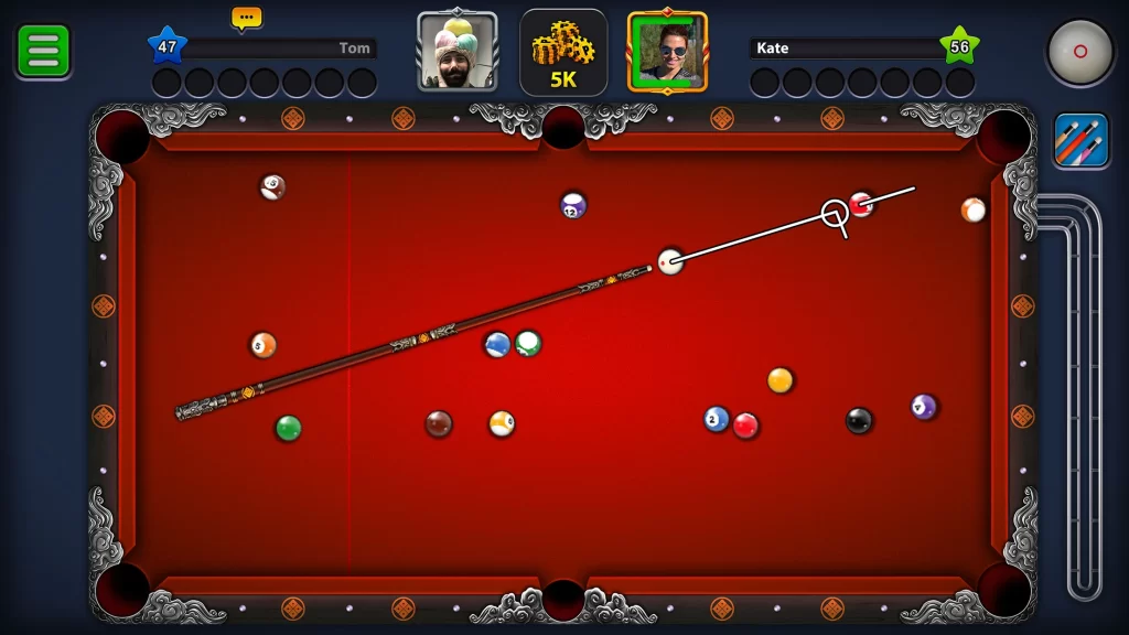 8ball Pool MOD APK 5.12.0 (Unlimited Cue, Long Line) Free 1