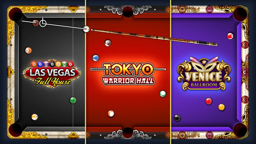 8ball Pool MOD APK 5.12.0 (Unlimited Cue, Long Line) Free 4